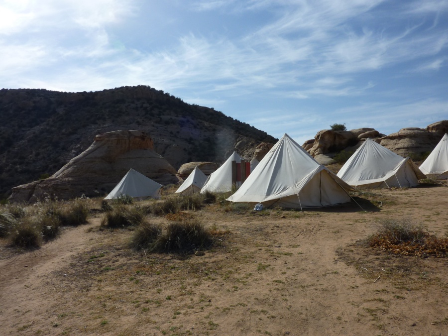 Das RSCN Rummana Camp liegt wunderschoen im Naturschutzgebiet Dana