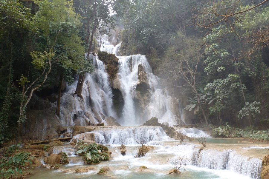 Die Tad Kuang Xi Wasserfälle bei Luang Prabang