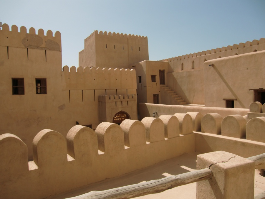 Das Fort in Nizwa im Zentrum des Sultanat Oman