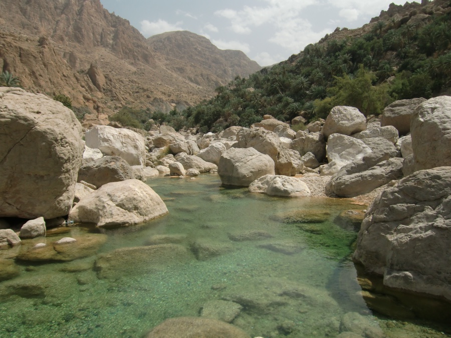 Pool im Wadi Tiwi im Oman