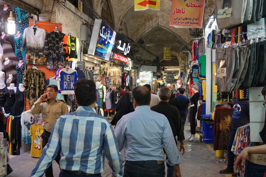 Der Souk in Teheran ist der weltgrößte überdachte Basar