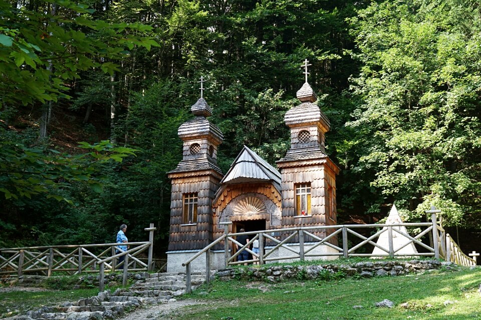 Russische Kapelle auf dem Vrsic Pass