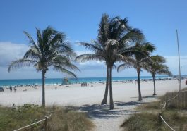 South Beach in Miami, Florida in den USA