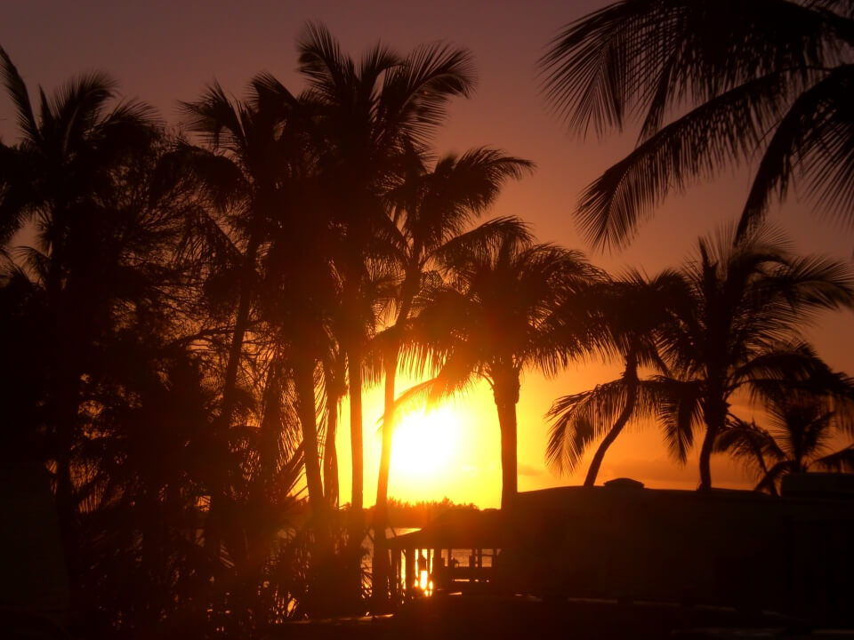 Sonnenuntergang an der Westkueste Floridas