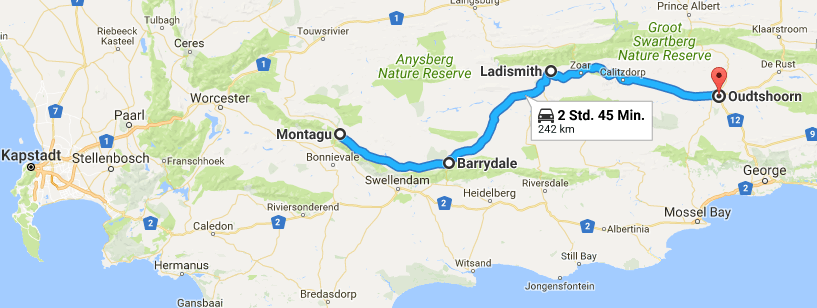Roadtrip auf der Route 62 durch Suedafrika - Reiseblog Road Traveller