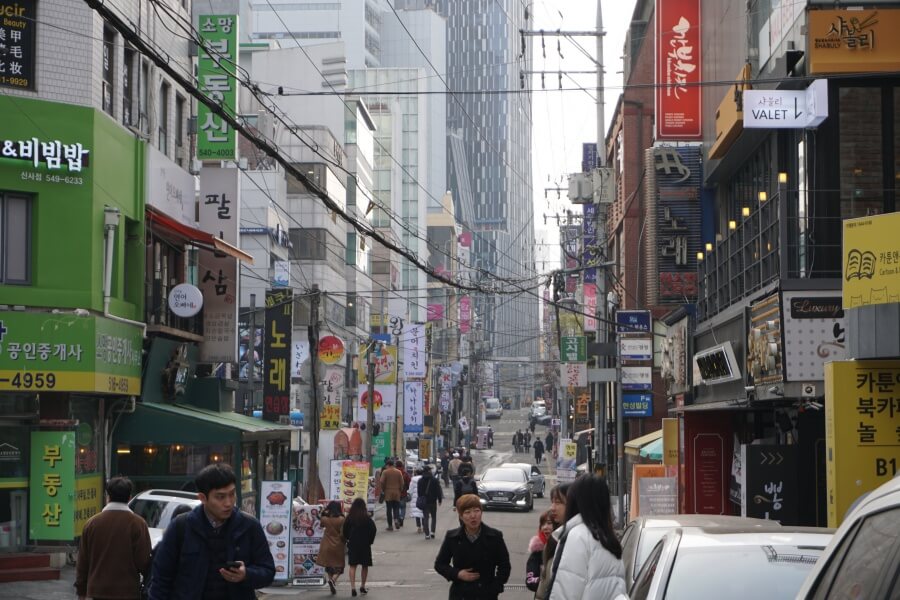 Famous Gangnam in Seoul