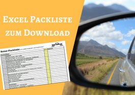 Reise Packliste als Excel Vorlage zum Download von Road Traveller