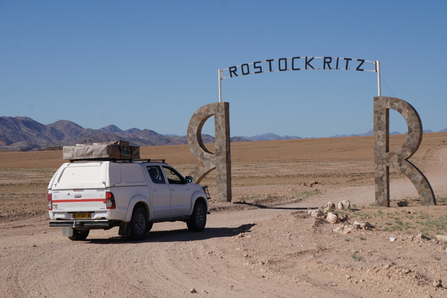 Camping auf der Campsite der Rostock Ritz Desert Lodge