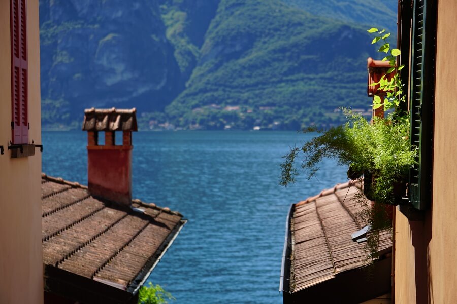 Varenna am Lago di Como in Italien