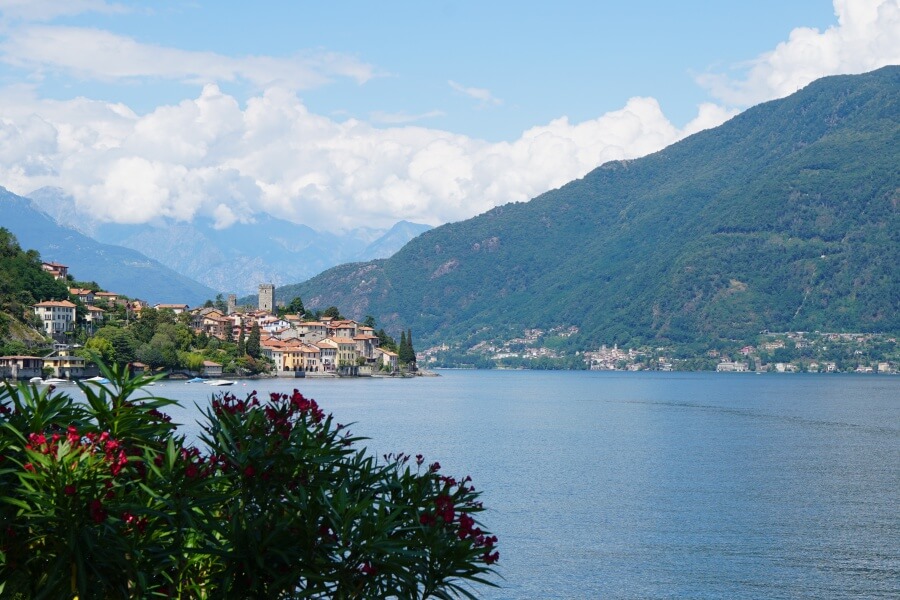 Angekommen in Italien am Lago di Como