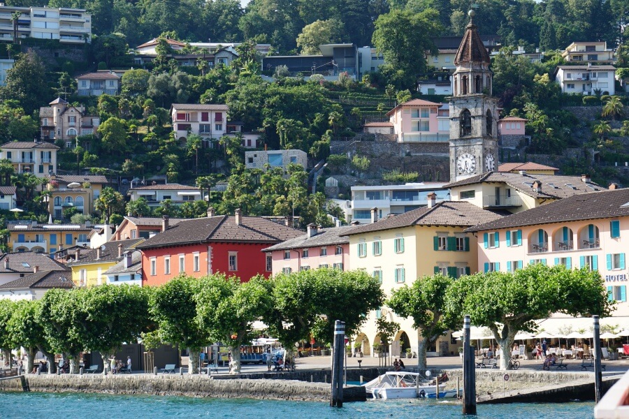 Promenade in Ascona am Lago Maggiore