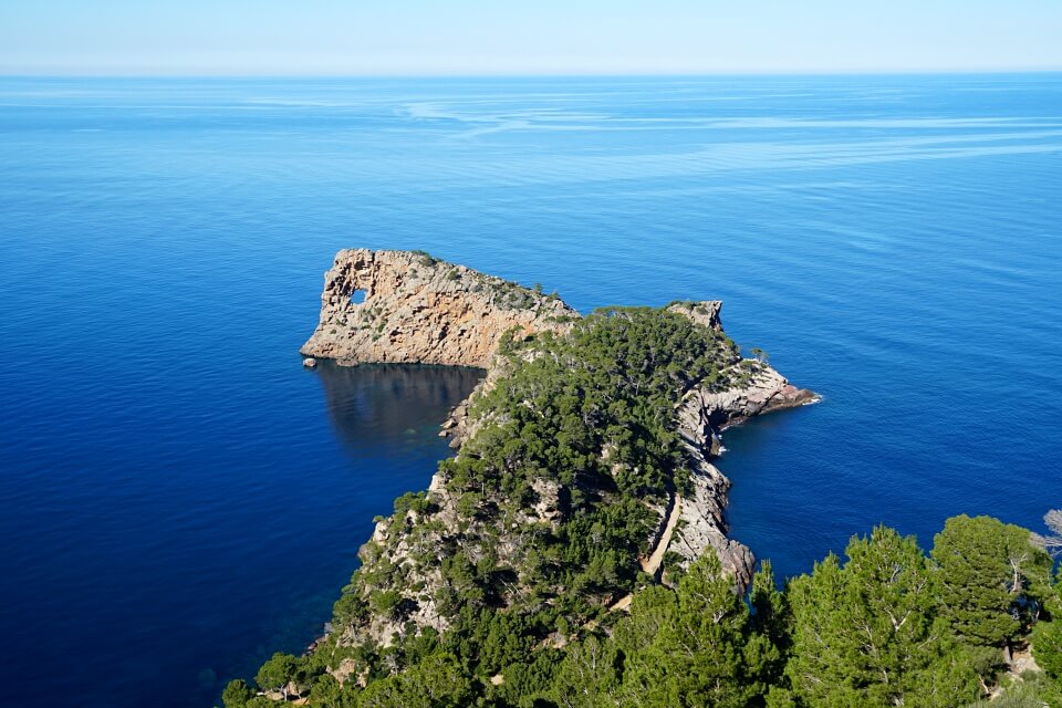 Wanderung von Son Marroig hinunter nach Sa Foradada auf Mallorca 