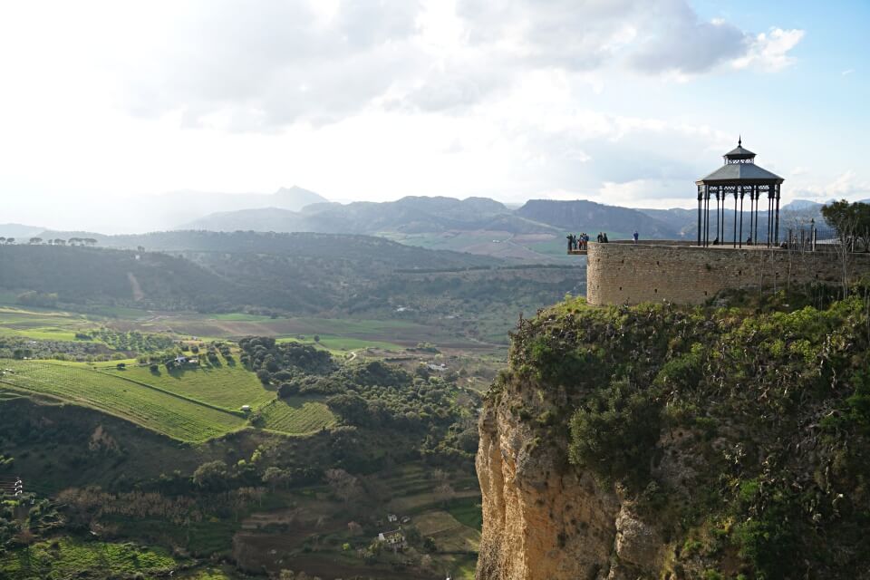 Ausblicke in Ronda in Andalusien