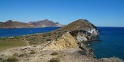Menschenleerer Naturpark Cabo de Gata im Osten Andalusiens