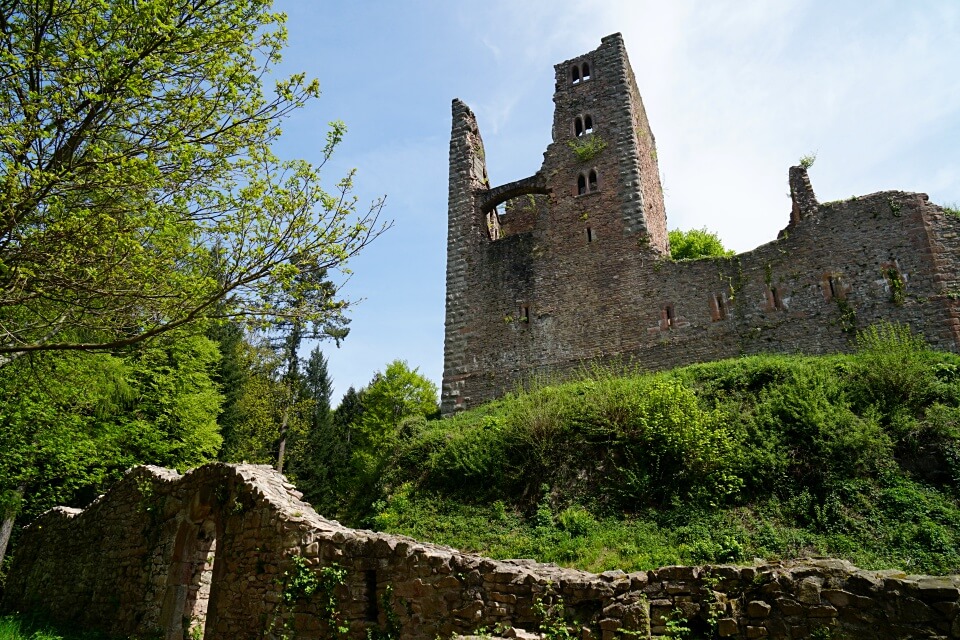 Die Burgruine Schauenburg in Oberkirch