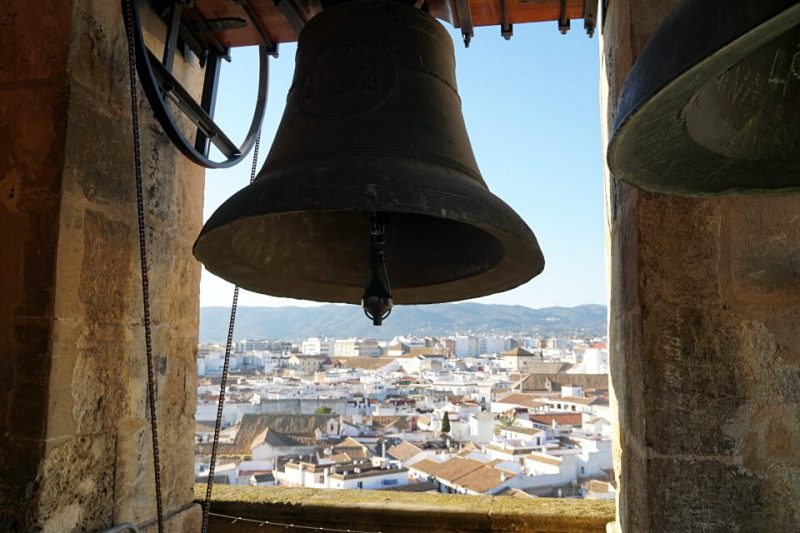 Ausblick vom Glockenturm Torre Campanario in Cordoba