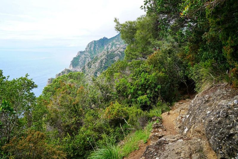 Wanderweg von Portofino nach San Fruttuoso in Ligurien