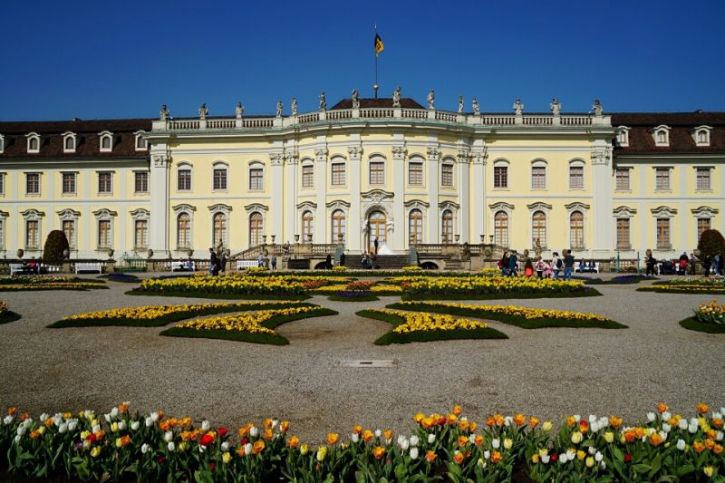 Das barocke Residenzschloss in Ludwigsburg