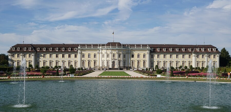 Bluehendes Barock und Residenzschloss Ludwigsburg