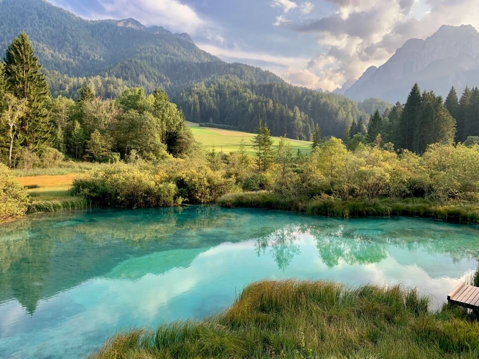 Zelenci Naturreservat Slowenien