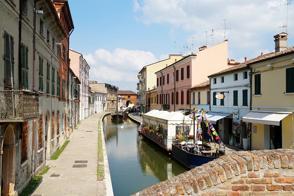 Comacchio in der Emilia Romagna