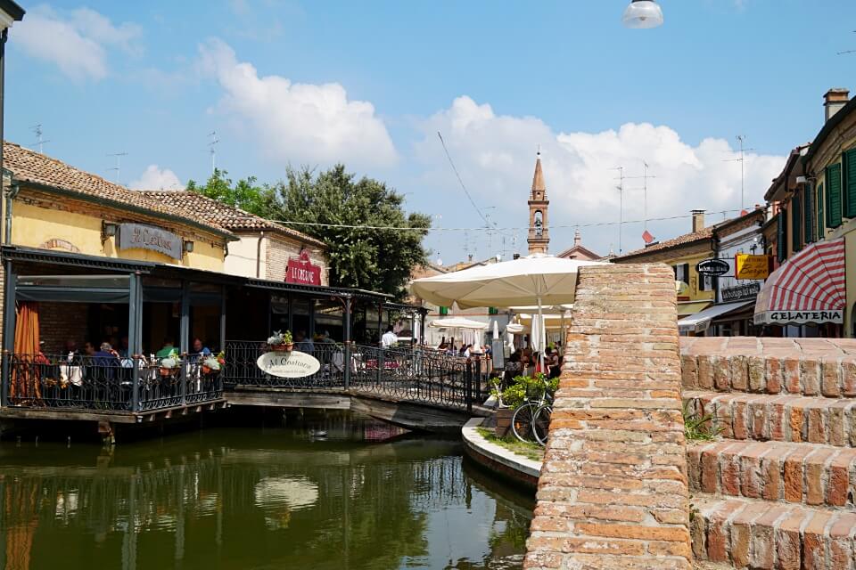 Comacchio in der Emilia Romagna in Norditalien