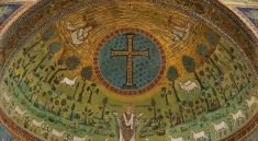 Mosaik in der Basilica di Sant Apollinare in Classe bei Ravenna