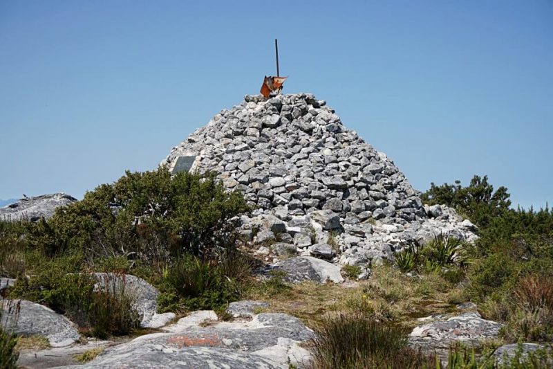 Maclears Beacon ist der hoechste Punkt des Tafelbergs