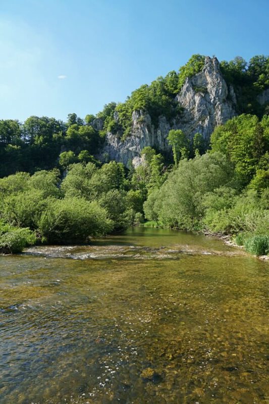 Die Donau auf der DonauWellen Donaufelsentour