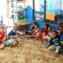 Kinder im Kindergarten Franks Heaven in Kylemore im Western Cape Suedafrika