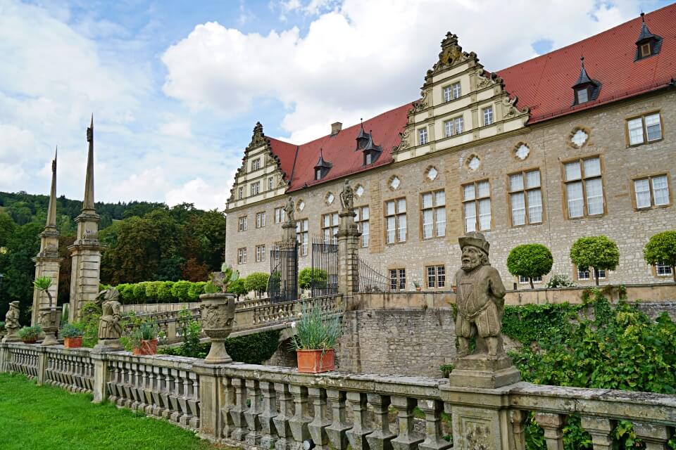 Schloss Weikersheim im Taubertal in Baden Wurttemberg