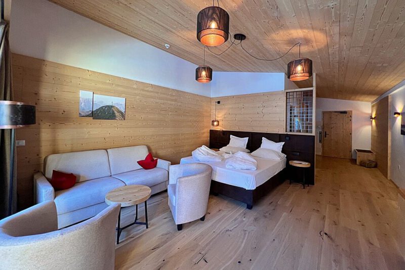 Zimmer im Alpine Nature Hotel Still im Gsieser Tal in Suedtirol