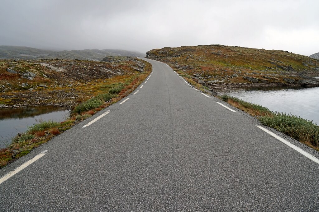 Landschaftsroute Aurlandsfjellet auf unserem Norwegen Roadtrip