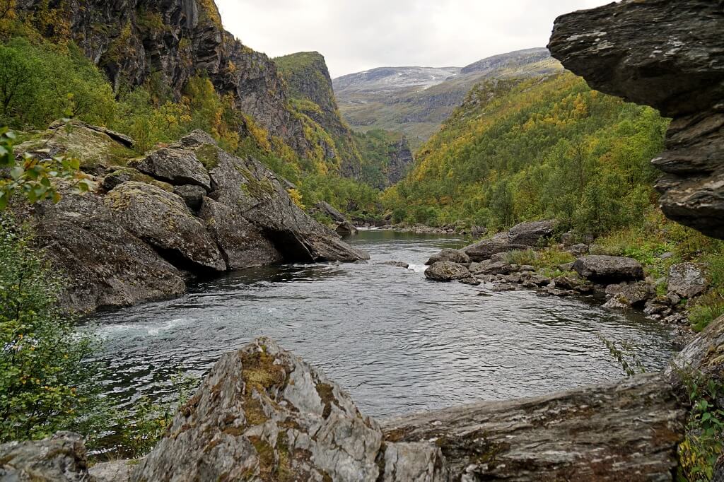 Wanderung durch das Aurlandsdalen in Norwegen