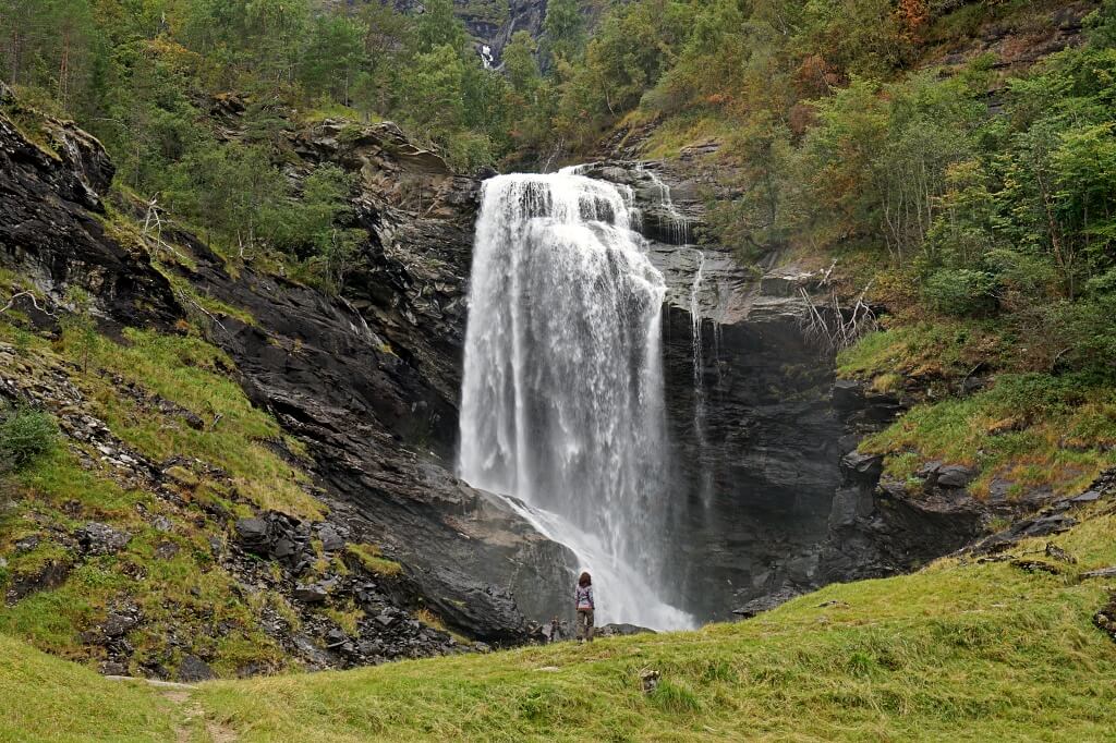 Wanderung Morkridsdalen zum Wasserfall Drivandefossen